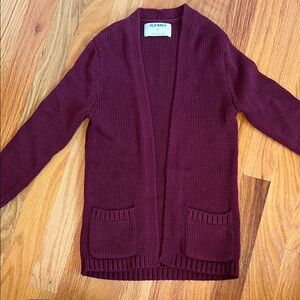 Old Navy Women's Deep Burgundy Cardigan